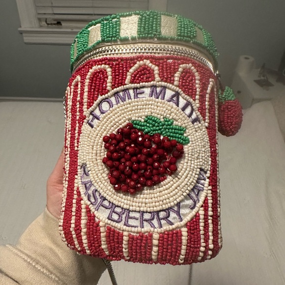 made in india Handbags - Beaded Homemade Raspberry Jam Bag New Viral 2026 Trending New With Tag